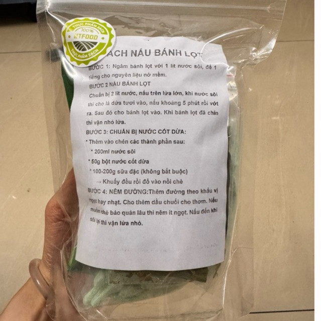 Sét chè sương sa hạt lựu - bánh lọt NTFOOD