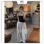 Quần Chấm Bi Cạp Chun Chất Linen Thô Đũi Hàng QC dài 97cm
