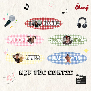 Kẹp tóc CORTIS ver 1 BY CHANG - KTVER2 ( ko nhận in theo yêu cầu )