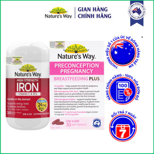 Combo Maternity Smart Vitamin Nature's Way Pregnancy – 7