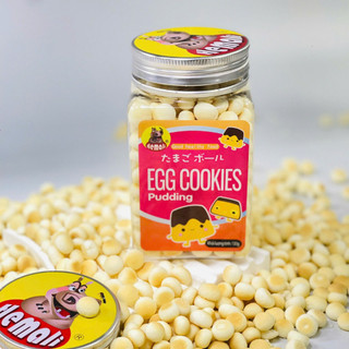 Bánh trứng ăn dặm Hemali hũ 130g cho bé từ 8 tháng - Bánh tan tập nhai nhiều vị - Minizon Kids