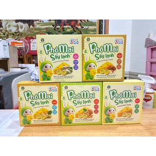 Phô mai sấy lạnh SmartKids 18g cho bé từ 8 tháng - Snack phô mai tan nhanh giàu Canxi - Minizon Kids