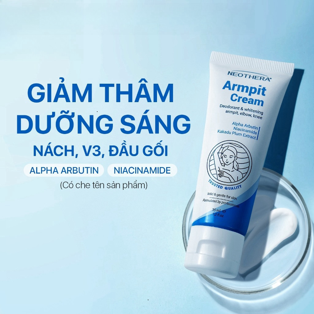 [CÓ TEM]kem Giảm Thâm ARMPIT CREAM Giúp Dưỡng Trắng Làn Da Sạm Ở Vùng Nách Mông Bikini Khuỷu Tay Đầu Gối 35gr
