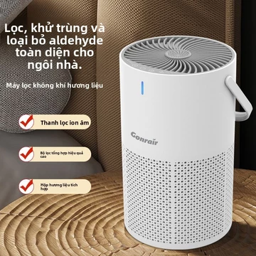 Máy lọc không khí để bàn dùng cho gia đình, thương mại, văn phòng và phòng ngủ, lọc sạch và loại bỏ mùi khói thuốc và lô