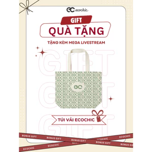 Túi vải Tote Ecochic Thiết Kế Riêng In Logo (Quà Tặng)