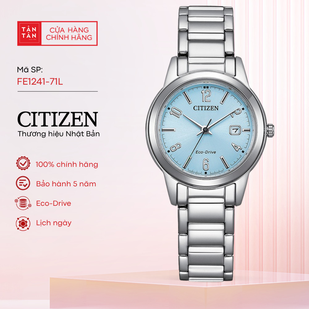 Đồng Hồ Nữ Citizen  FE1241-71L Eco-Drive 29.4mm - Đồng Hồ Tân Tân