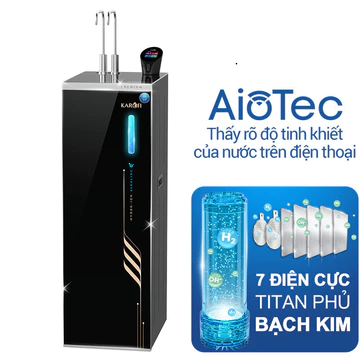 [CHÍNH HÃNG] Máy lọc nước Nóng Lạnh Hydro-ion Kiềm Karofi SA8 PREMIUM - 12+1 lõi - 9 chế độ nước