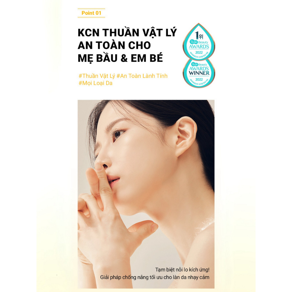 Kem Chống Nắng Thuần Vật Lý An Toàn Cho Mẹ Bầu & Em Bé Cell Fusion C Derma Relief Sunscreen 100 SPF 50+ PA++++