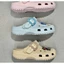 Dép Crocs Buckle màu Kem pastel quai mới đế chống trượt êm chân cực xinh