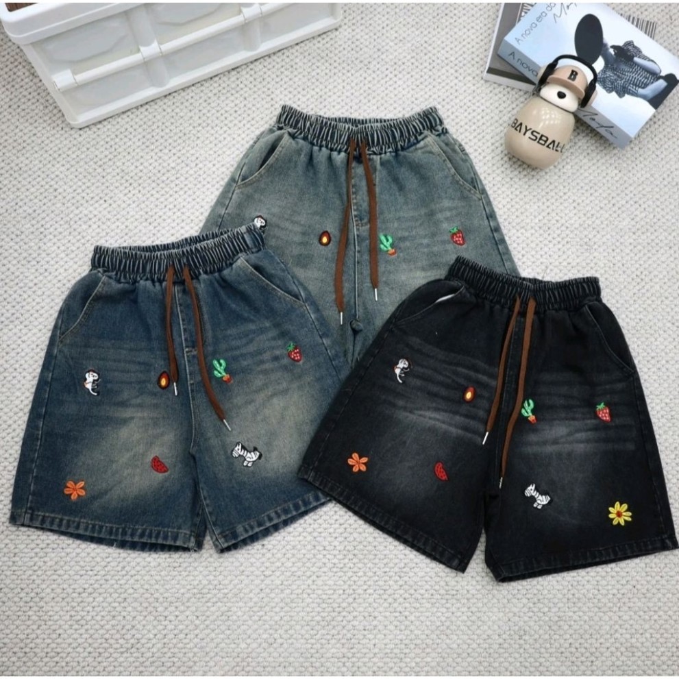 Quần Ngố Thêu Nhiều Hình Xinh Sắn Cho Nữ 38-75kg - Thiết Kế Linh Hoạt & Thoải Mái - Phong Cách Thời Trang Hàng Ngày