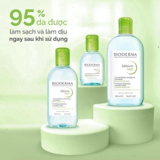 [ CHUẨN AUTH ] Nước Tẩy Trang Bioderma Sensibio H2O 500ml  Chính Hãng Cho Da Dầu Mụn Và Da Nhạy Cảm