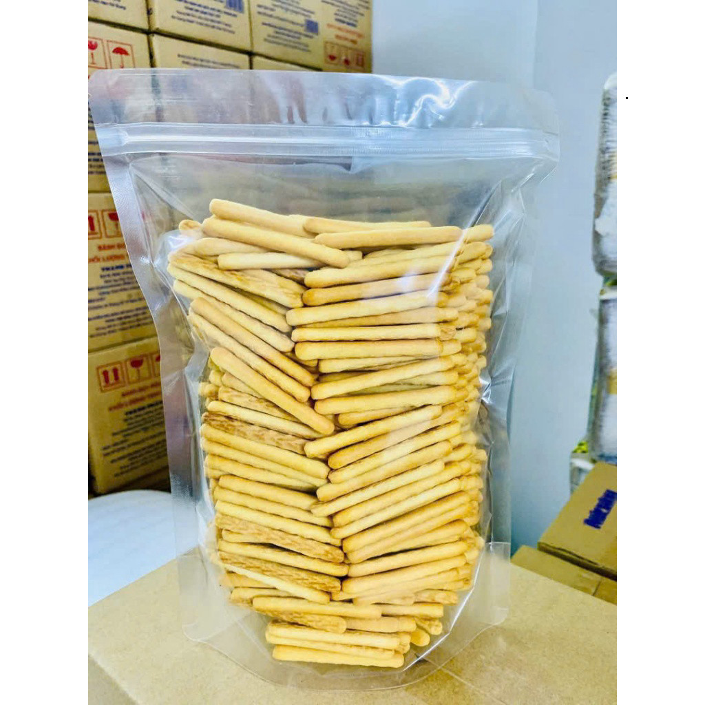 1 Kí Bánh Quy Mặn Liên Hưng Mix 4 Loại: Quy Đũa, Quy Cá, Quy Đồng Tiền, Quy Chữ,Mổi túi 250gr x4 túi (Date mới)