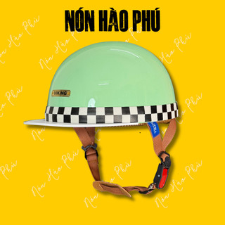 Mũ bảo hiểm nửa đầu VIKING Bosozoku Japan Style, Nón bảo hiểm Vintage lưỡi trai