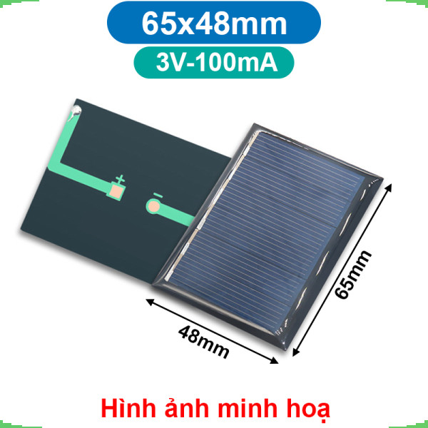 Tấm pin năng lượng mặt trời nhỏ, Solar panel mini, 1V-6V, chạy motor, led…