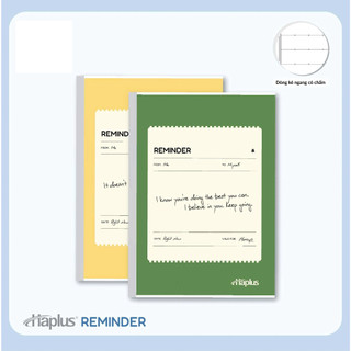 Vở Kẻ Ngang có chấm Haplus Reminder 80Trang – Dòng Kẻ Chấm Hiện Đại