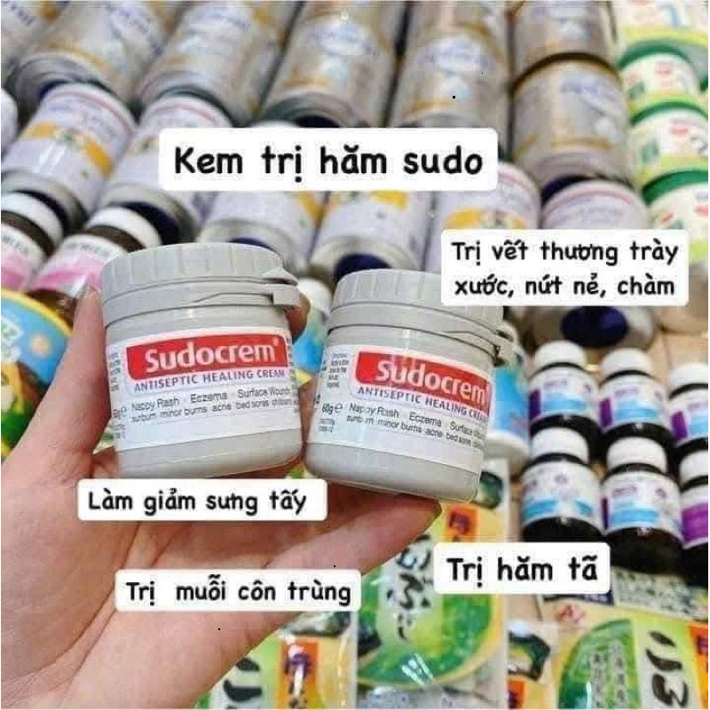 Kem hăm tã SudoCrem UK cho bé 60g/125g, kem hăm cho bé sơ sinh hiệu quả cho bé yêu của ban