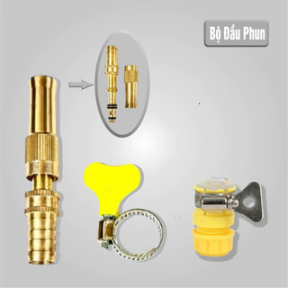 Vòi Nước Tăng Áp 3 Chế Độ Kèm Dây 5m-10m-15m-20m Tưới Cây Rửa XeTiện Dụng