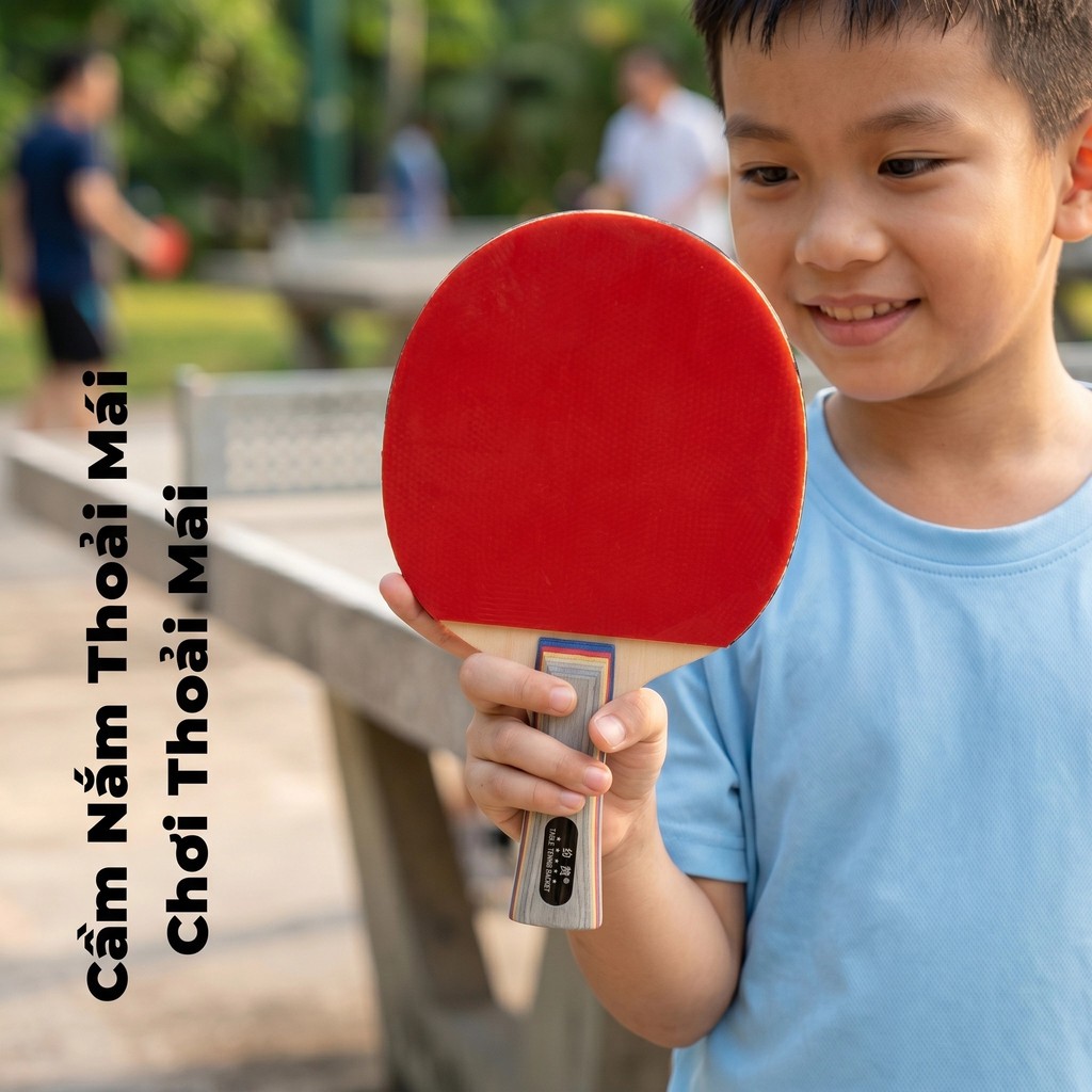 2 Chiếc Vợt Bóng Bàn Cao Cấp Thi Đấu Tiêu Chuẩn Cao - Chính Hãng+3 bóng bàn+túi bóng bàn
