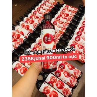 Giấm lựu Hongcho Daesang Hàn Quốc 500ml 900ml giảm cân, đẹp da