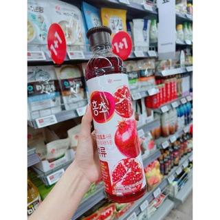 Giấm lựu Hongcho Daesang Hàn Quốc 500ml 900ml giảm cân, đẹp da