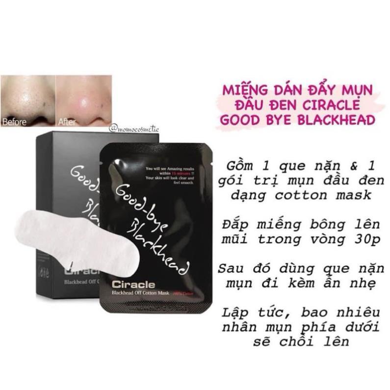 Miếng đẩy mụn cám, mụn đầu đen Ciracle Good Bye Black Head