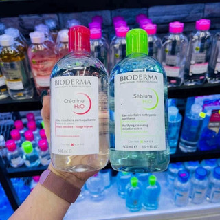 [ TEM PHỤ CTY ] Nước Tẩy trang Bioderma Sensibio + Sebium H2O Sạch Sâu, Dịu Nhẹ Cho Da Nhạy Cảm, Da Dầu 100ml 500ml