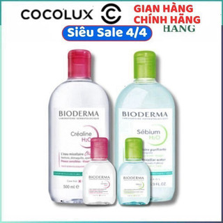 [ CHUẨN AUTH ] Nước Tẩy Trang Bioderma Sensibio H2O 500ml  Chính Hãng Cho Da Dầu Mụn Và Da Nhạy Cảm