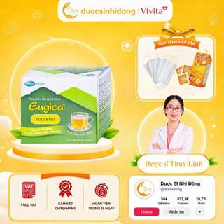 [MUA LÀ CÓ QUÀ] Trà Giải Cảm Eugica  Cold & Flu Herbal Infusion, Phòng Cảm Cúm, Ngạt Mũi, Hắt Hơi, Cảm Lạnh, Hộp 10 gói