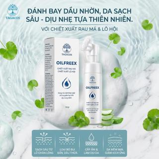Sữa Rửa Mặt Kiềm Dầu OilFreex TAGACOS Chiết Xuất Rau Má & Lô Hội 150g