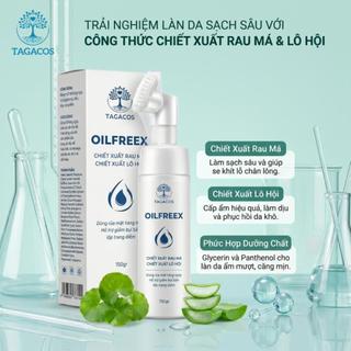 Sữa Rửa Mặt Kiềm Dầu OilFreex TAGACOS Chiết Xuất Rau Má & Lô Hội 150g