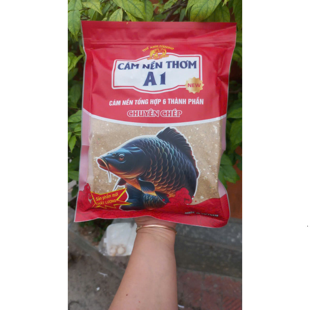 Mồi câu cá Cám nền thơm A1  thế anh fishing hàng loại 1 chuyên câu cá tổng hợp vị thơm jhbgg