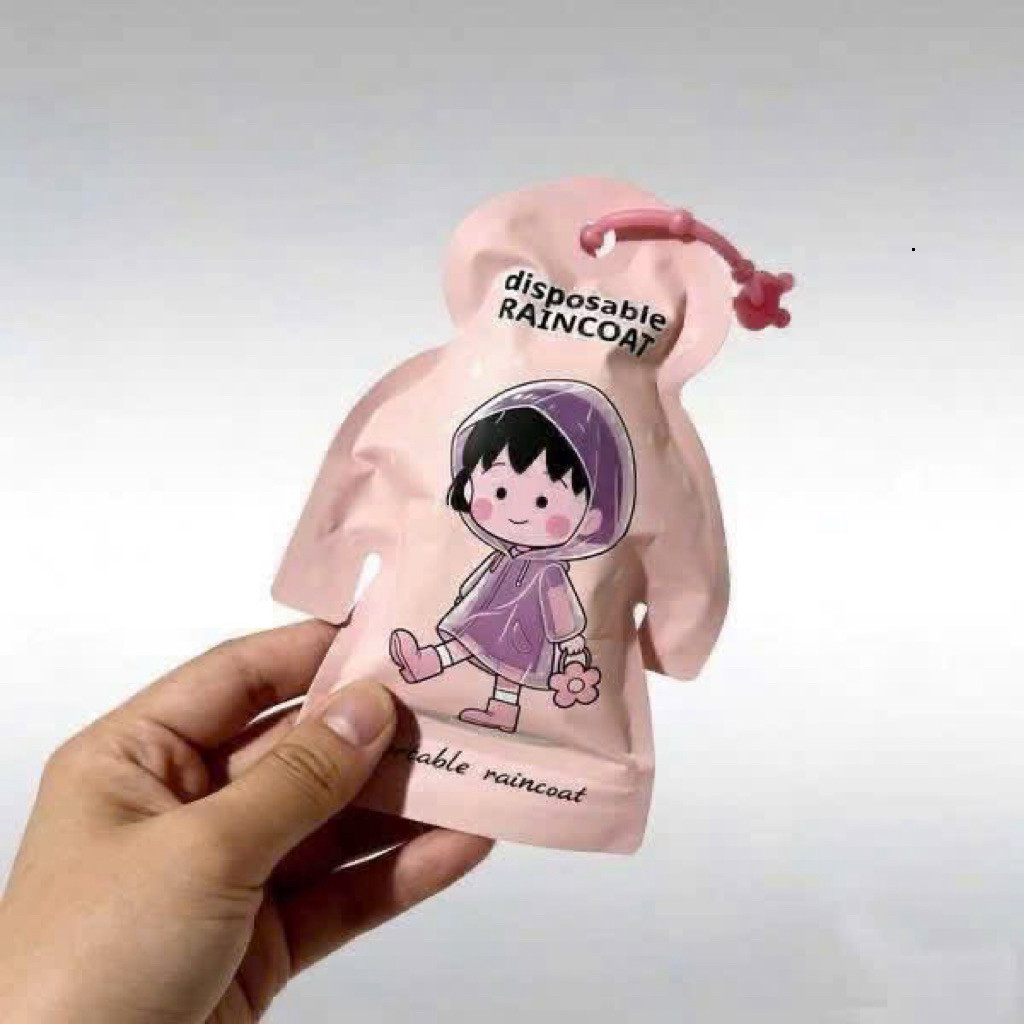 Áo Mưa Mini Hình Hoạt Hình – Gọn Nhẹ, Dễ Thương, Dễ Mang Theo tv