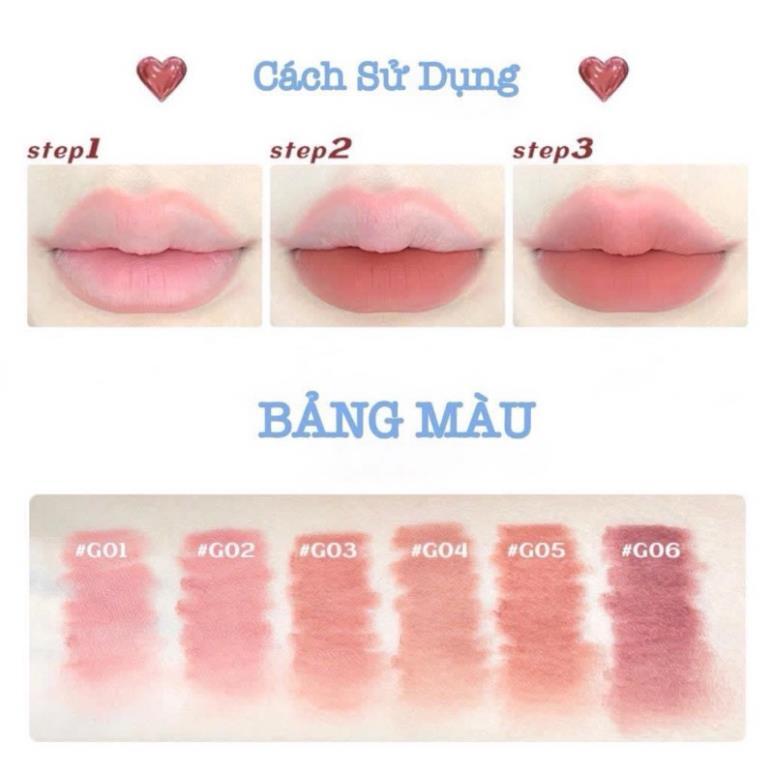 Chì kẻ viền môi Gogo Tales Velvet Fog Lipliner