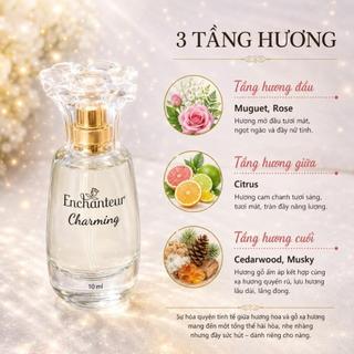 Nước Hoa Nữ Enchanteur Eau De Toilette 10ml | Nước Hoa Mini Thơm Lâu Hương Hoa Quyến Rũ