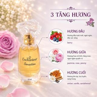 Nước Hoa Nữ Enchanteur Eau De Toilette 10ml | Nước Hoa Mini Thơm Lâu Hương Hoa Quyến Rũ