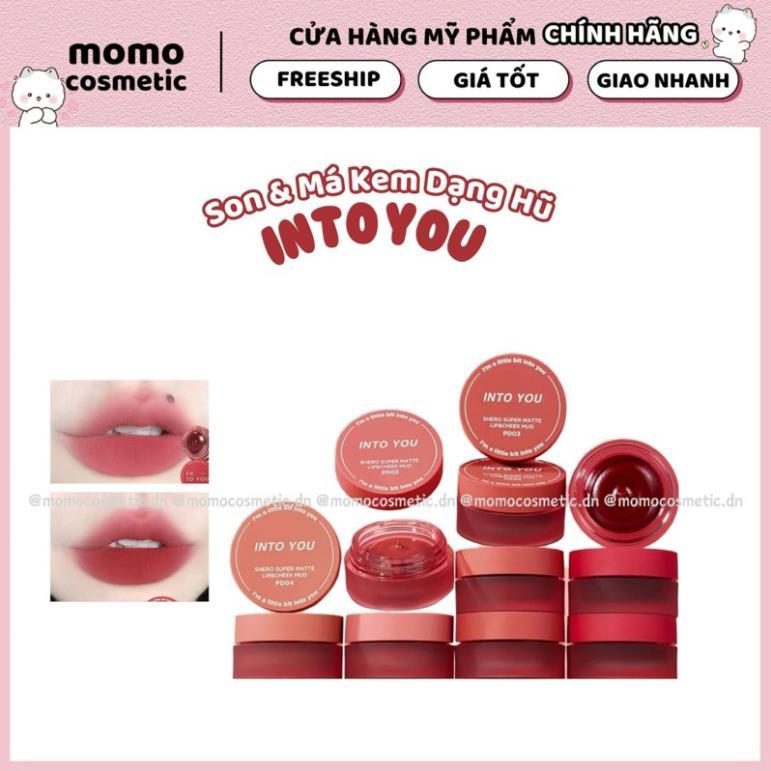 Son kem bùn dạng hũ Into You Lip & Cheek Mud