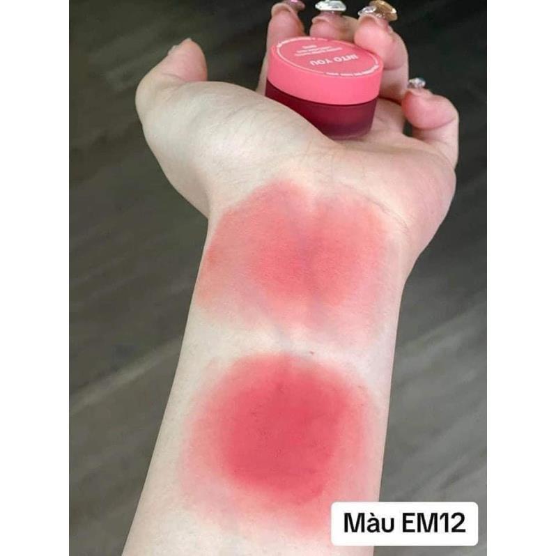 Son kem bùn dạng hũ Into You Lip & Cheek Mud
