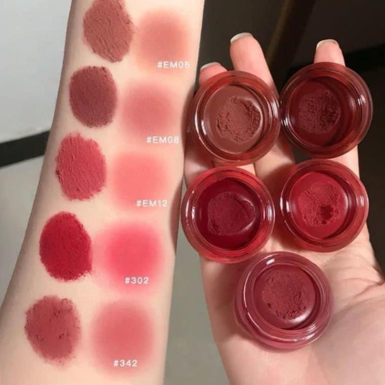 Son kem bùn dạng hũ Into You Lip & Cheek Mud