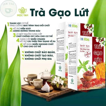 [RẺ VÔ ĐỊCH Chính Hãng] Trà Gạo Lứt Kỳ Tử Hộp 30 Gói ✅ Trà giảm cân giảm béo tiêu mỡ thừa giảm mỡ máu mát gan thải độc