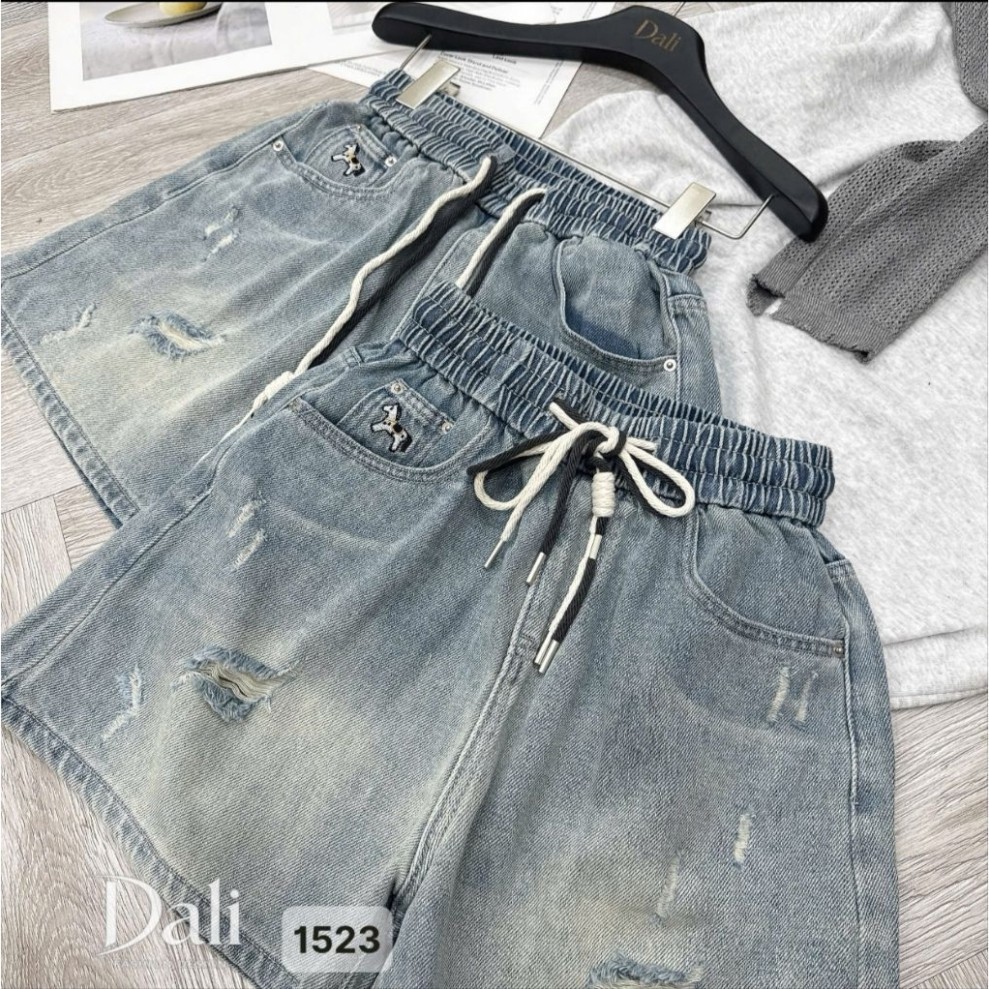 Quần đùi Jean Cho Nữ Phiên bản cao cấp 38-75kg Thiết kế thời trang và thoải mái