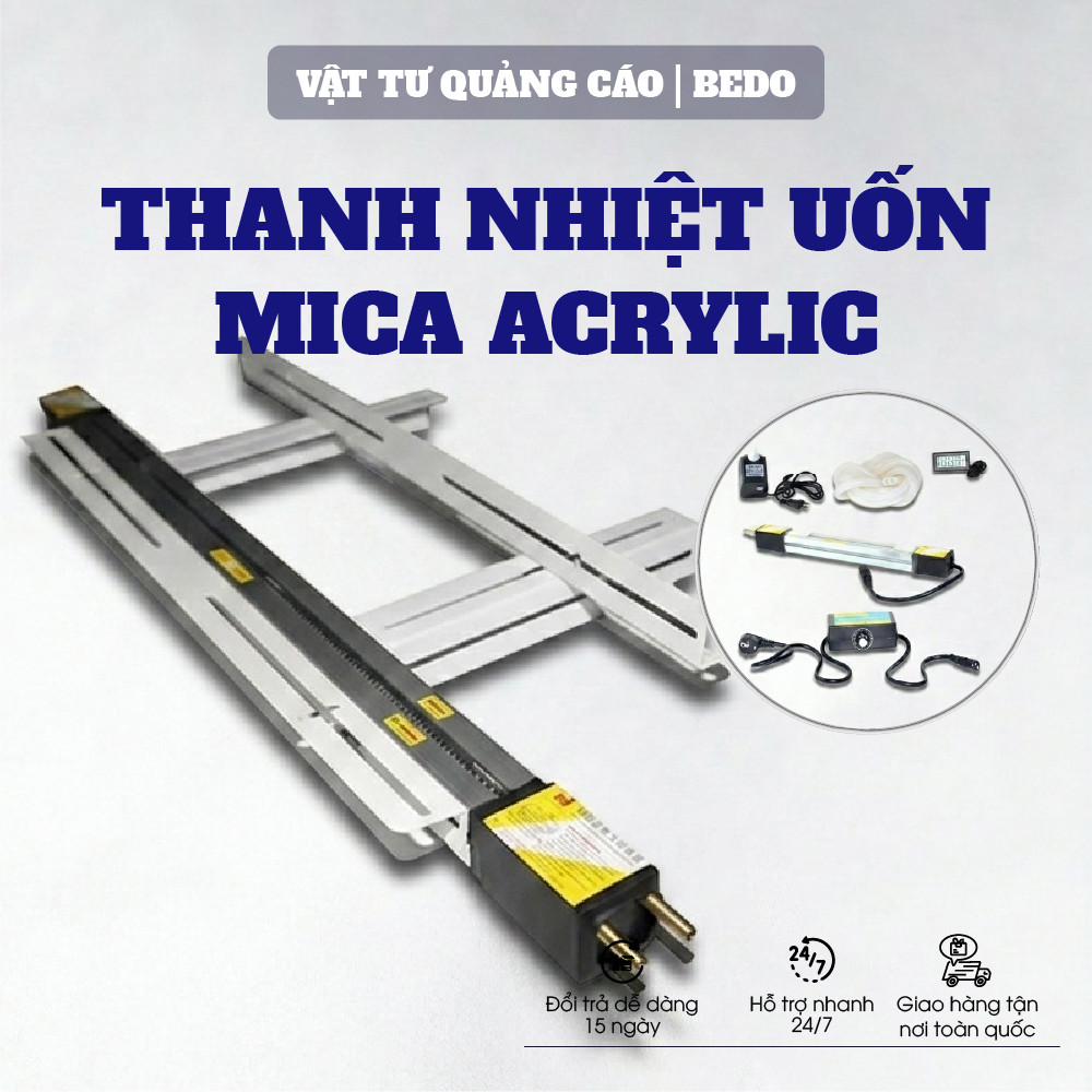 Thanh Nhiệt Uốn Mica BEDO Hợp Kim Nhôm 65-125cm Uốn Mica 10mm Gia Nhiệt Nhanh Bền Chắc