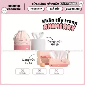 Khăn tẩy trang, khăn khô đa năng Animerry