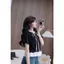 Áo Abbydoll Nữ Phối Cổ Bèo Buộc Nơ , Áo Kiểu Tay Bồng Cúc Dọc Tiểu Thư Hàn quốc