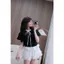 Áo Abbydoll Nữ Phối Cổ Bèo Buộc Nơ , Áo Kiểu Tay Bồng Cúc Dọc Tiểu Thư Hàn quốc