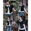 Áo Babydoll Nữ Cổ Sen Phối Sơ Mi Trắng Dây Nơ Form Xuông Che Dáng Mặc Đi chơi Sang Chảnh
