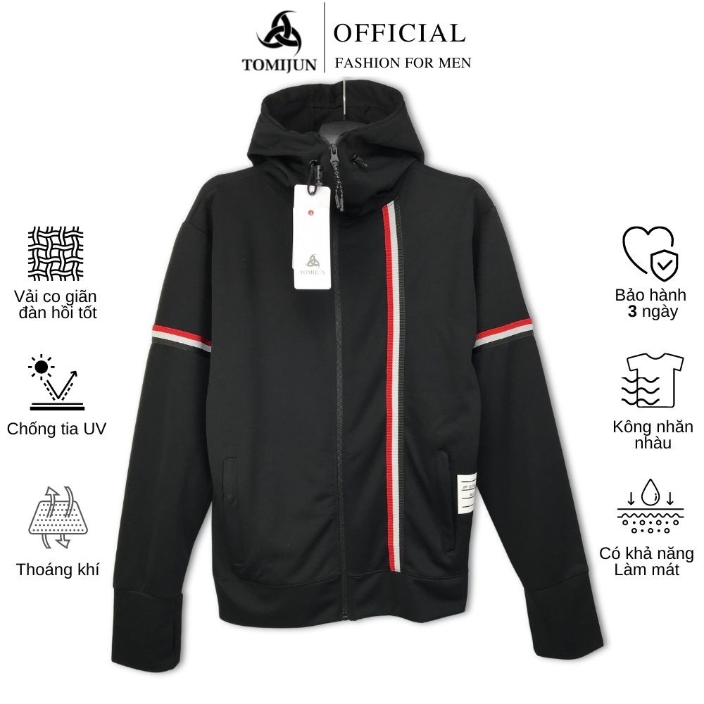 Áo Chống Nắng Nam Nữ Hàng Quảng Châu Phối Sọc Thẳng From Rộng Oversize Chuẩn Boy Girl Phố