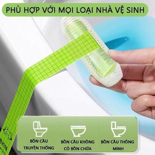 Viên Treo Bồn Cầu Khử Mùi Toilet Nhật Bản Hộp 4 Mùi | Gel Treo Toilet Thơm Mát Hỗ Trợ Làm Sạch