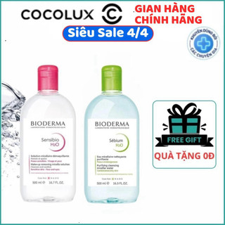 [ TEM PHỤ CTY ] Nước Tẩy Trang Bioderma SensibioH2O Chính Hãng Cho Da Dầu Mụn Và Da Nhạy Cảm