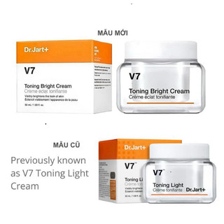[ TEM PHỤ CTY ] [Mẫu mới - HSD 06/2027] Kem Dưỡng Trắng V7 Toning Light Dr.Jart+ 50ml