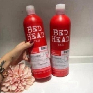 [ TEM PHỤ CTY ] Dầu Gội Xả Tigi Đỏ Bed Head Phục Hồi Cấp Độ 3 - 750ml Cặp Dầu Gội Đầu Xả Phục Hồi Tóc Hư Tổn Eli Eli